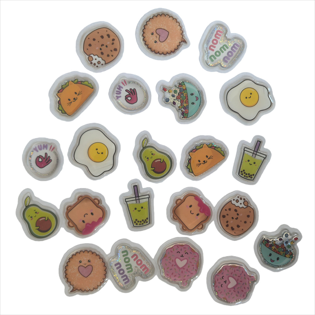 45 Pcs Adorable Epoxy Stickers – обзор и цена Craft Embellishment World