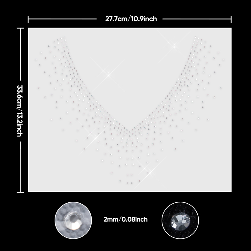 QIAO 1/2/4/6Pcs V-Neck Glitter – обзор и цена Glitter Vinyl Roll