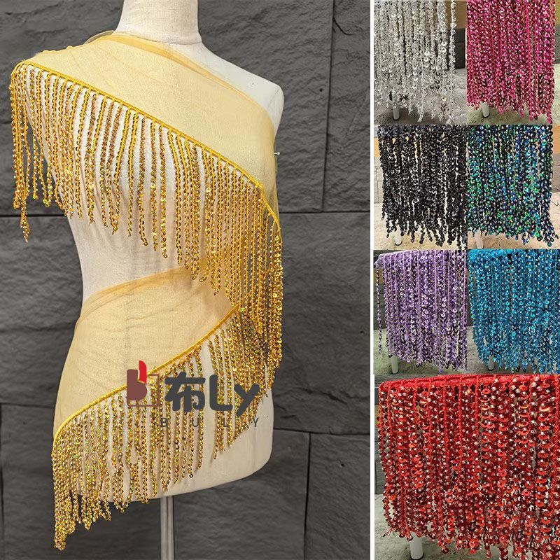 15cm Beaded Sequin Tassel Frin – обзор и цена Beaded Trim Fringe