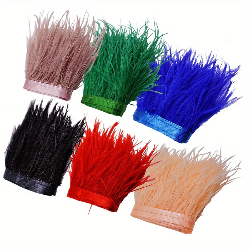 1/10M Natural Plume Black Ostr – обзор и цена Feather Trim Marabou