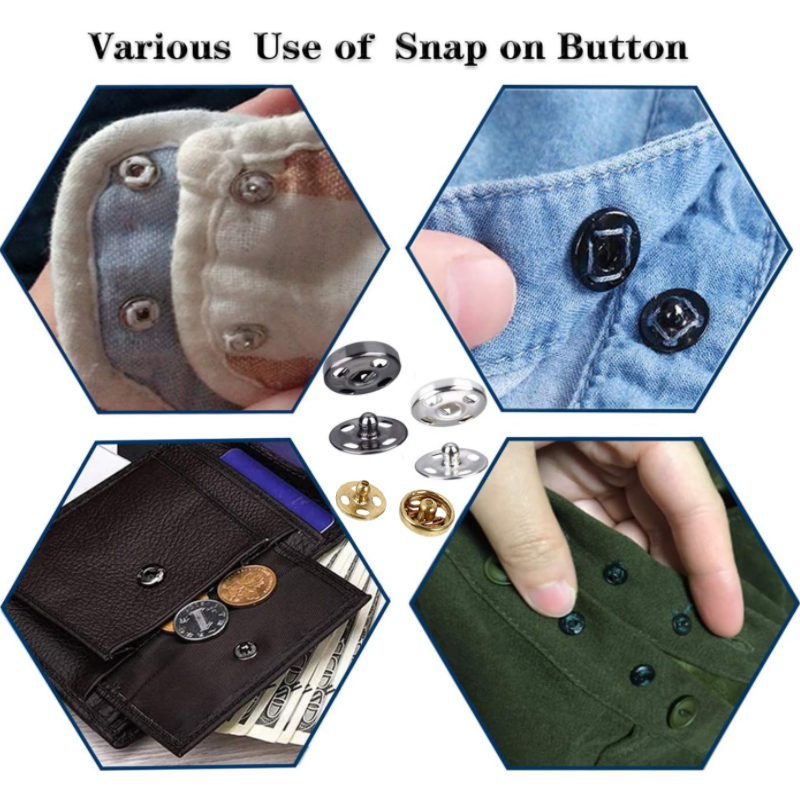 10/50 Set 8-10mm Metal Sew-on  – обзор и цена Iron On Stud Set