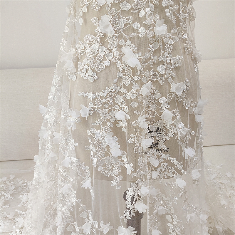 Ivory 3D Floral Hand Beaded La – обзор и цена Craft Embellishment