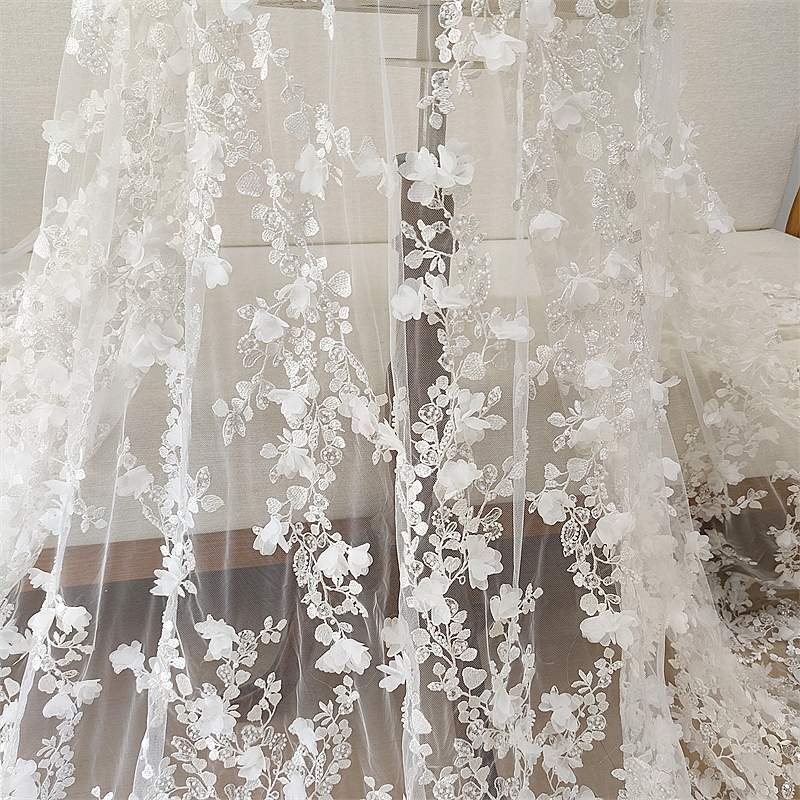 Ivory 3D Floral Hand Beaded La – обзор и цена Craft Embellishment