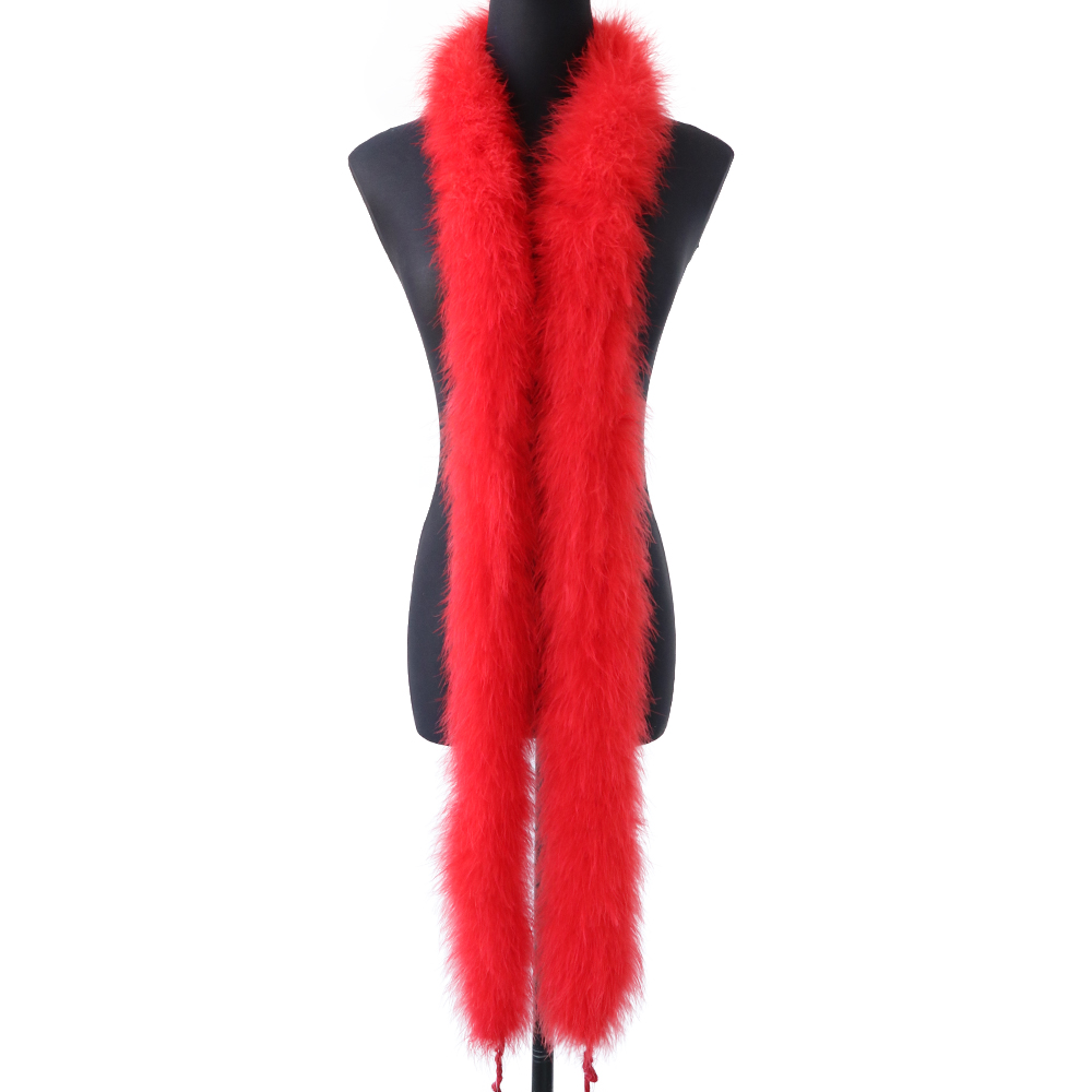 2M 50g Red Fluffy Turkey Marab – обзор и цена Feather Trim Marabou