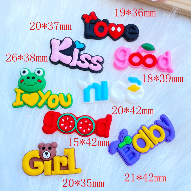 20pcs New Mini Lovely Letters  – обзор и цена Embellishment Glue Craft