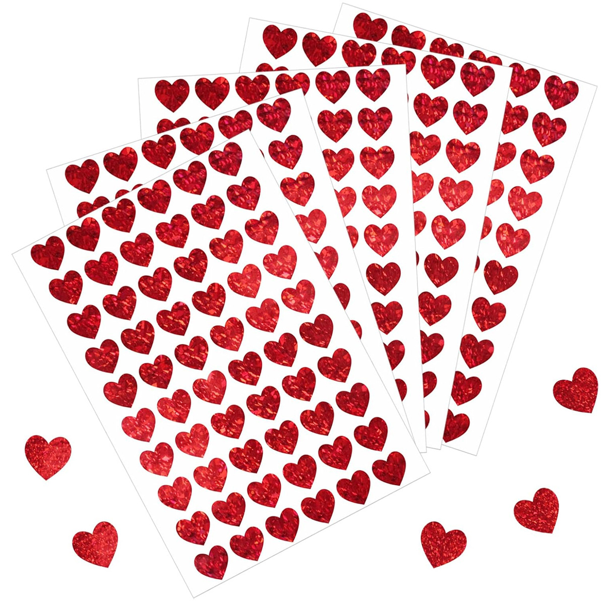 600 Pcs Red Heart Stickers, Sm – обзор и цена Glitter Vinyl Roll