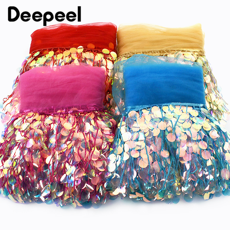 3Yards 17cm Beaded Sequins Tas – обзор и цена Beaded Trim Fringe