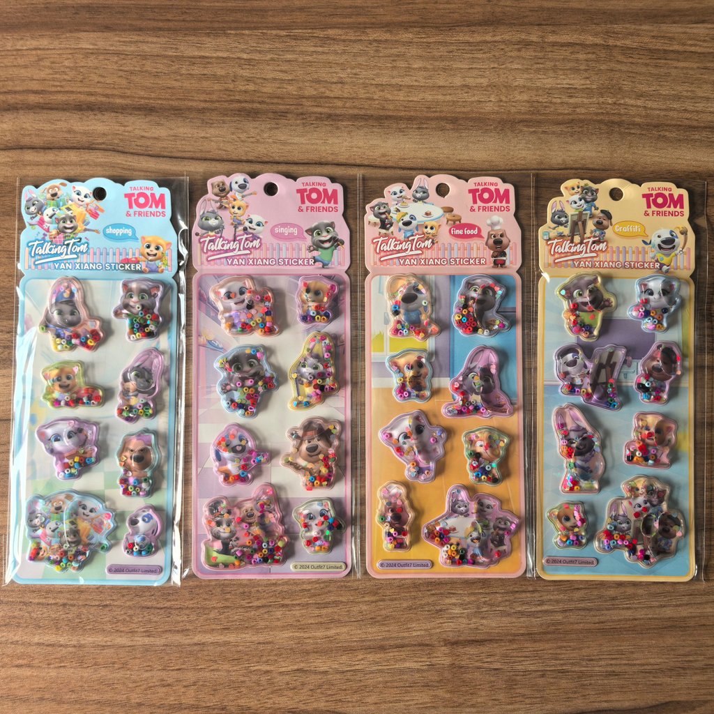 4Pack Fun Talking Tom Friends  – обзор и цена Craft Embellishment World