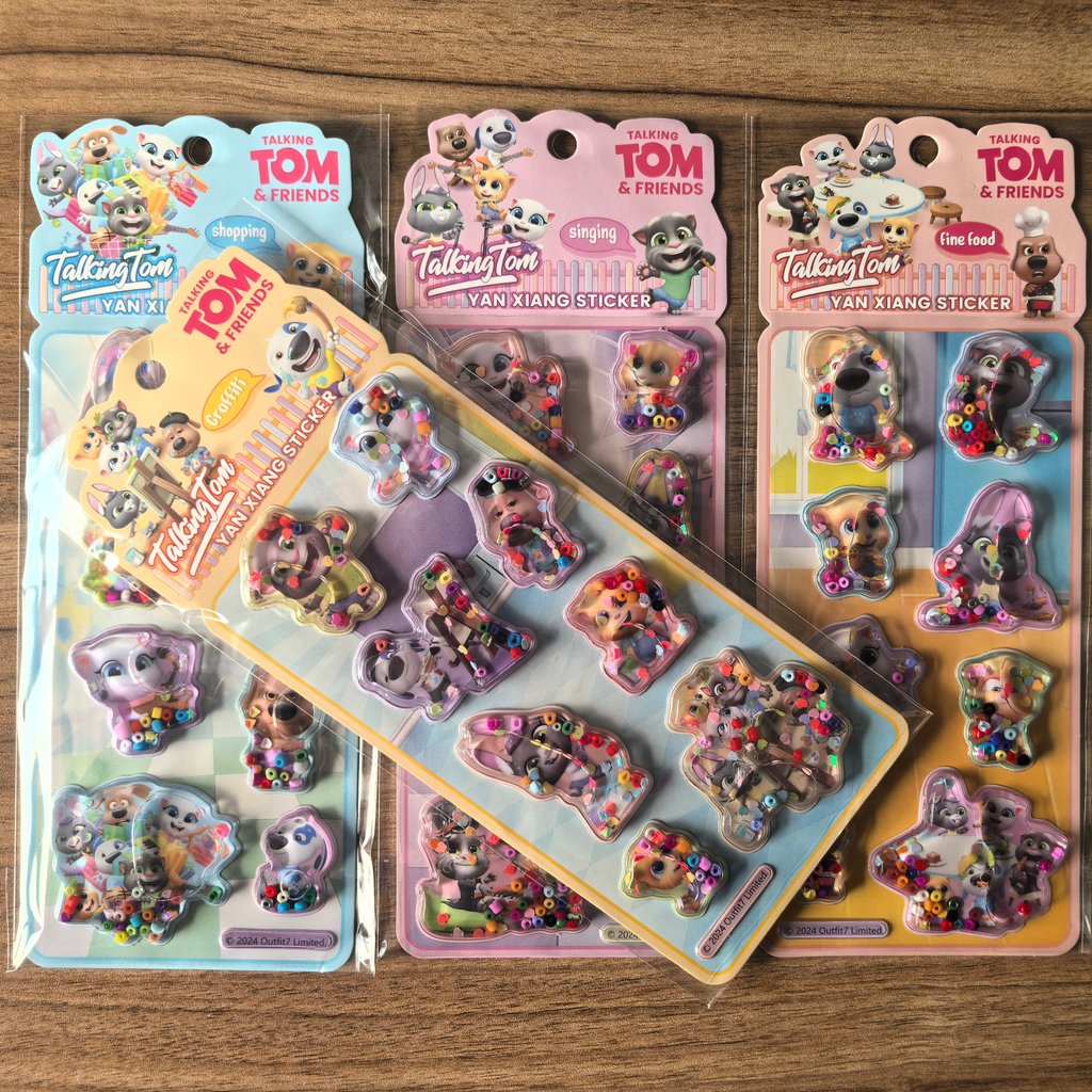 4Pack Fun Talking Tom Friends  – обзор и цена Craft Embellishment World
