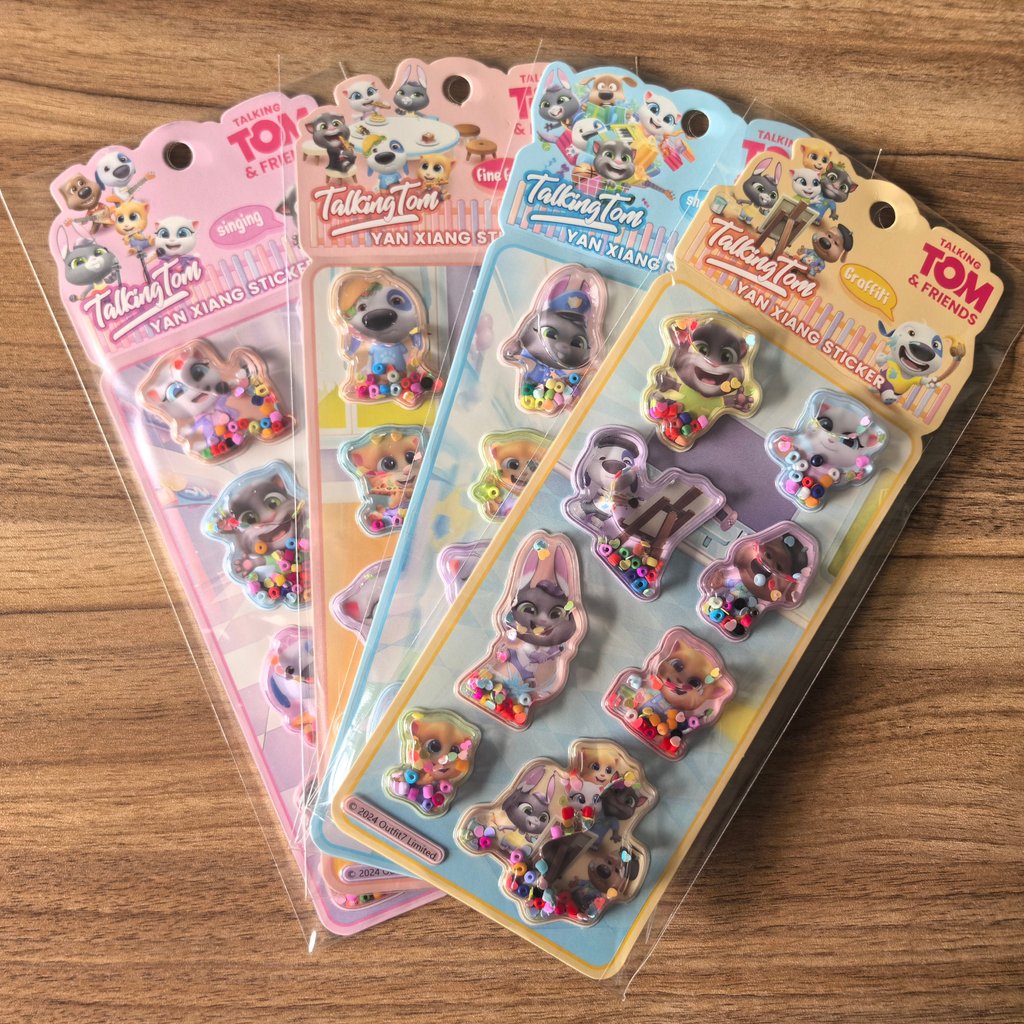 4Pack Fun Talking Tom Friends  – обзор и цена Craft Embellishment World
