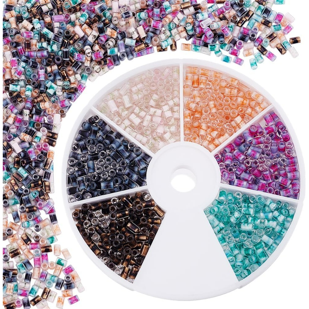 720pcs 6 Colors Tube Beads 24g – обзор и цена Embroidery Craft
