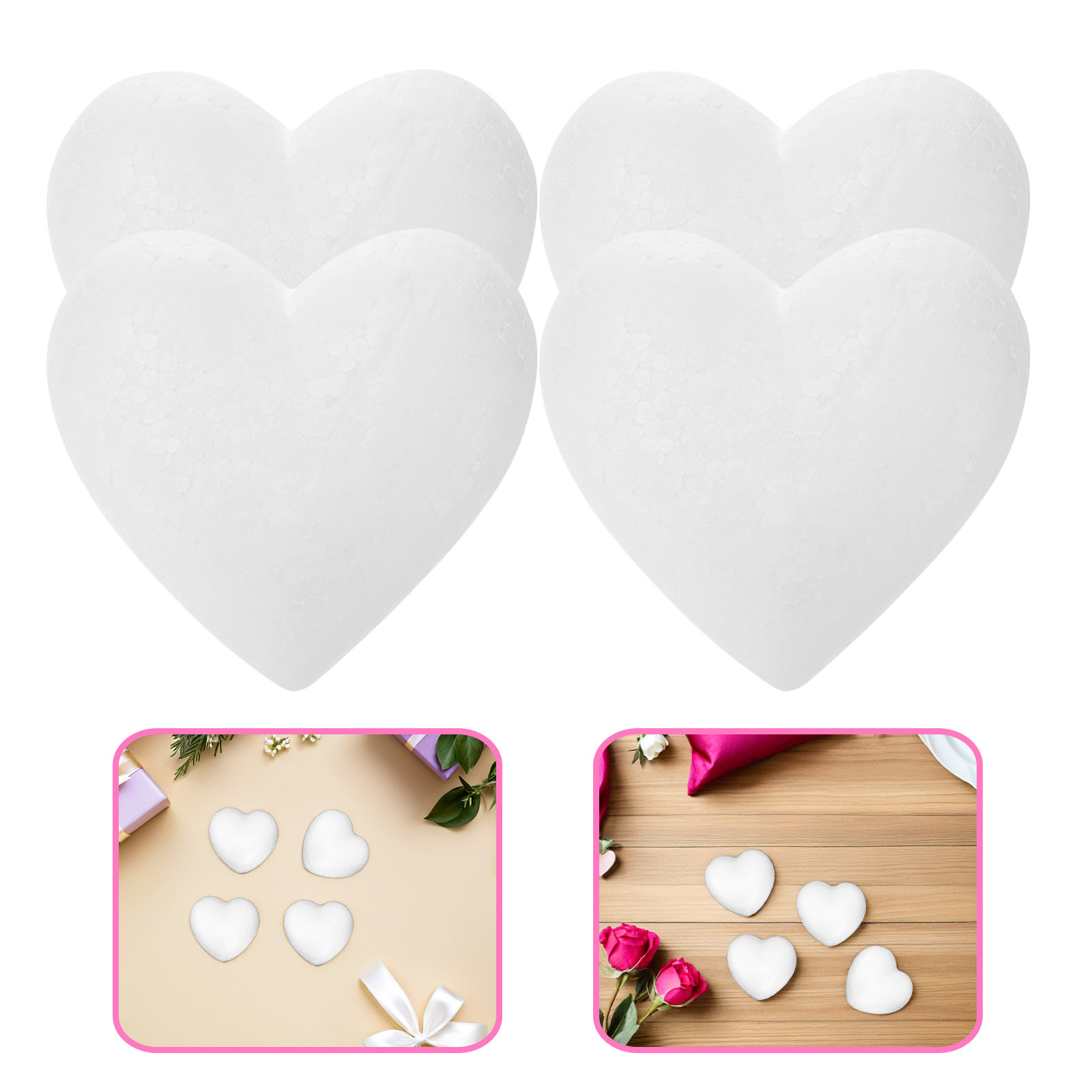 20Pcs Blank Heart Foam Balls L – обзор и цена Craft Embellishment