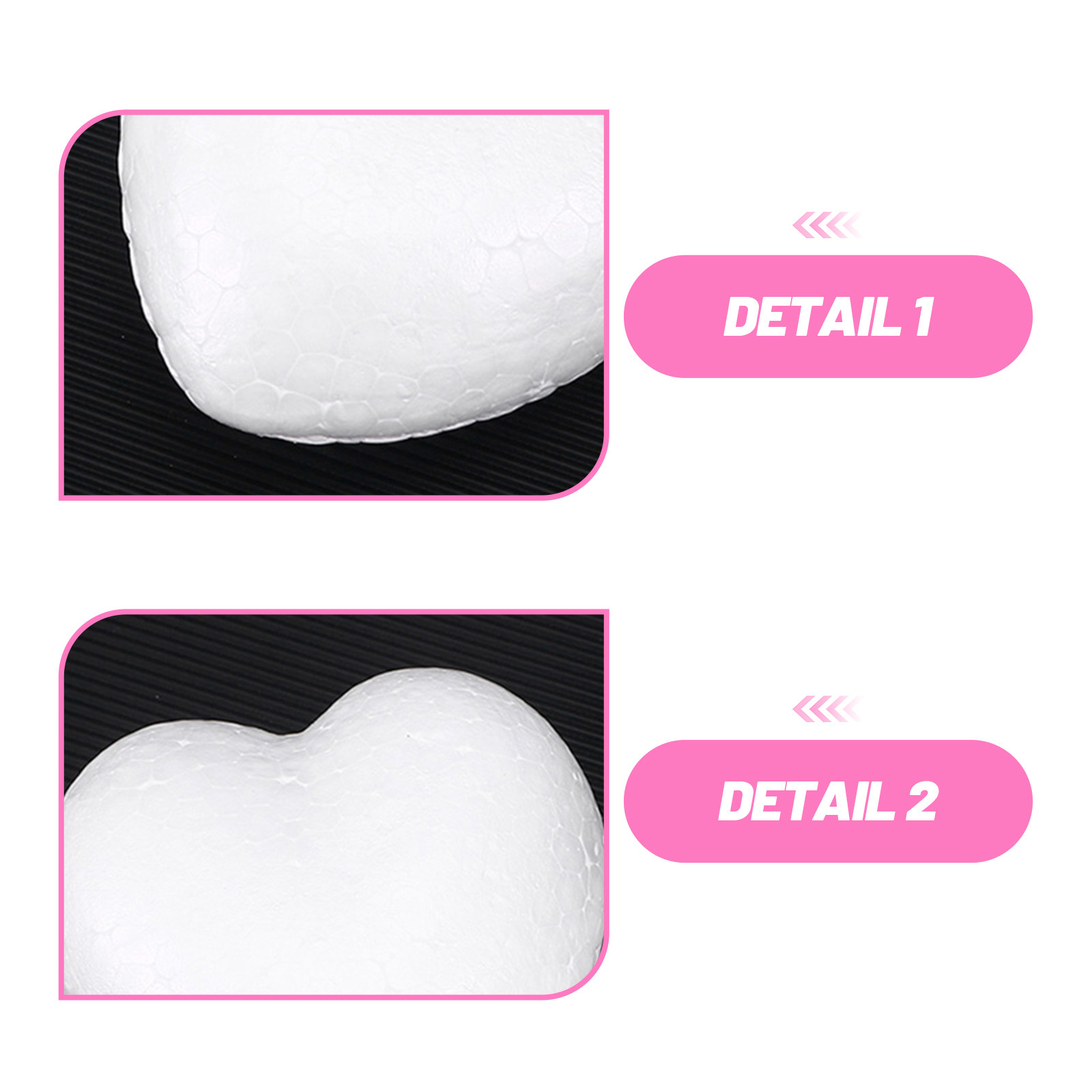 20Pcs Blank Heart Foam Balls L – обзор и цена Craft Embellishment