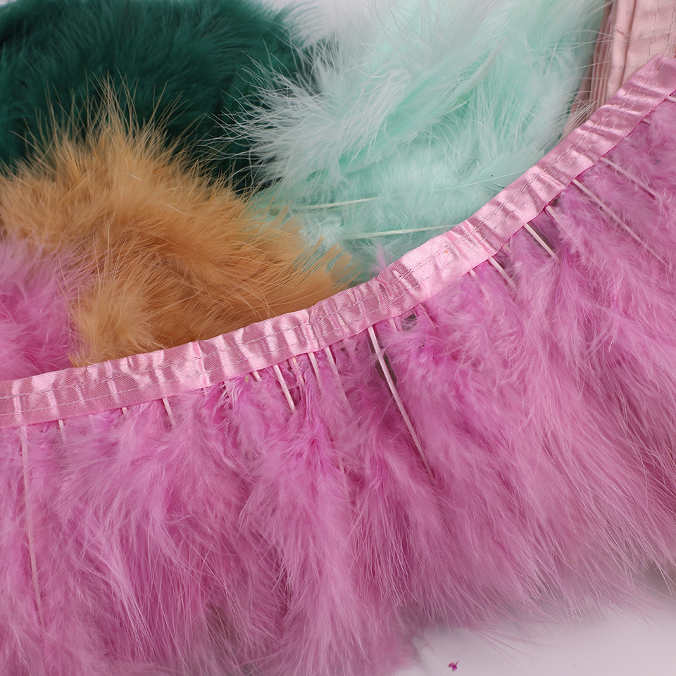 10 Meters Natural Turkey Marab – обзор и цена Feather Trim Marabou