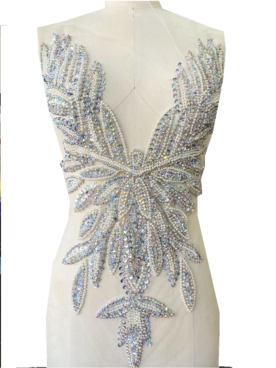 Luxury Beading Mesh Pearls Cry – обзор и цена Crystal Mesh Fabric