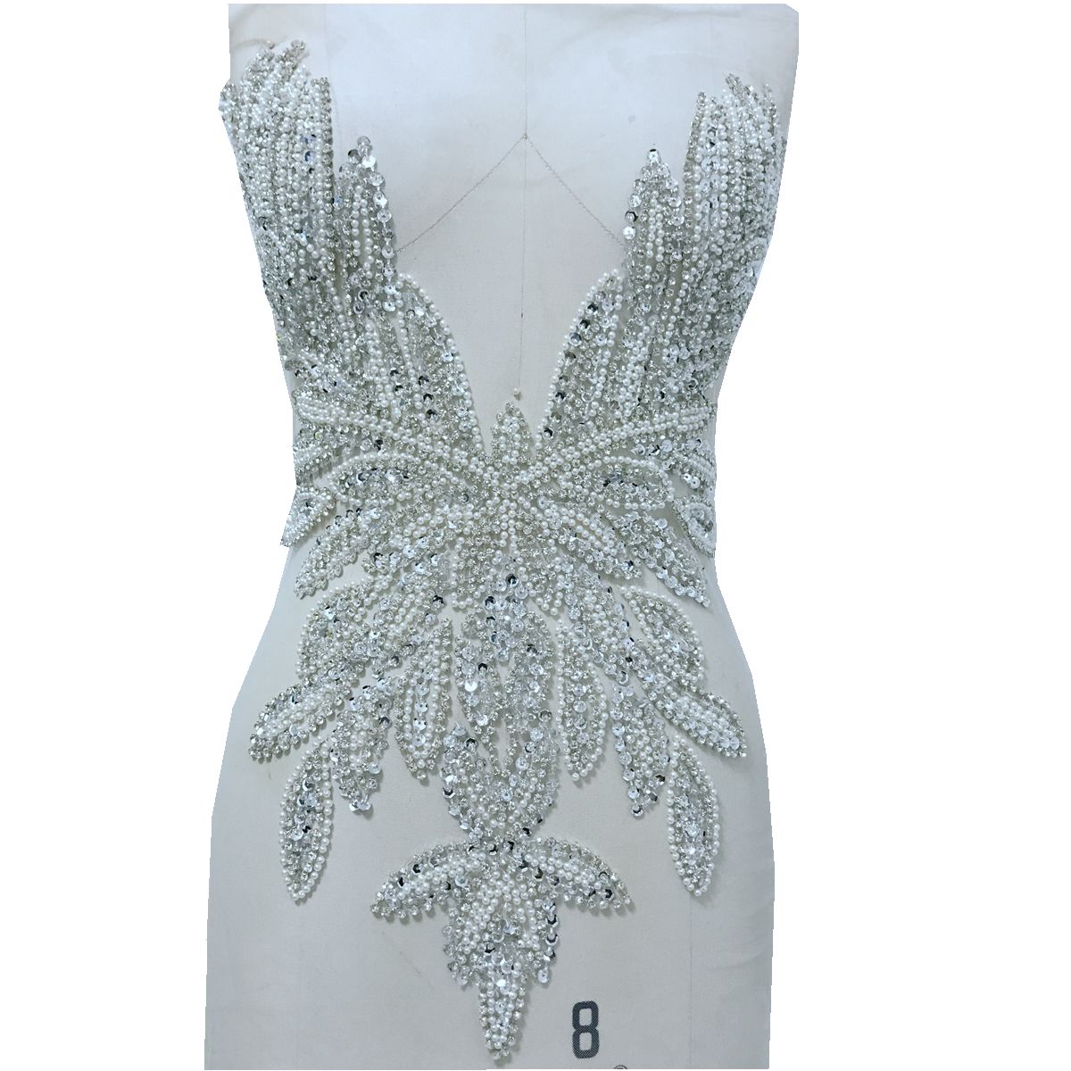 Luxury Beading Mesh Pearls Cry – обзор и цена Crystal Mesh Fabric