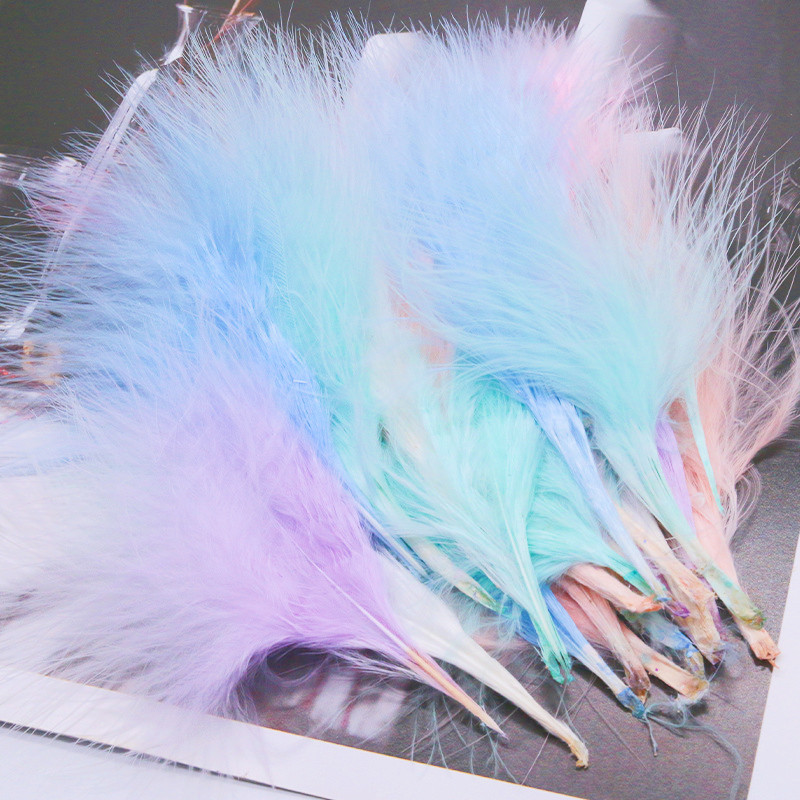 8-12cm Colored Plumas Natural  – обзор и цена Feather Trim Marabou