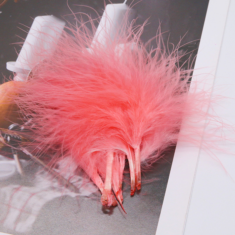 8-12cm Colored Plumas Natural  – обзор и цена Feather Trim Marabou