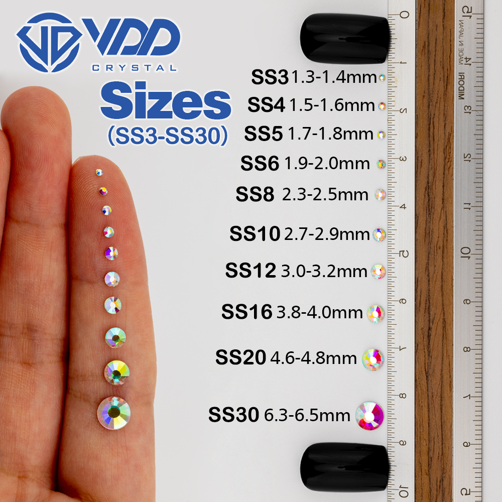 VDD 029 Capri Blue  Rhinestone – обзор и цена Hotfix Rhinestone Sheet