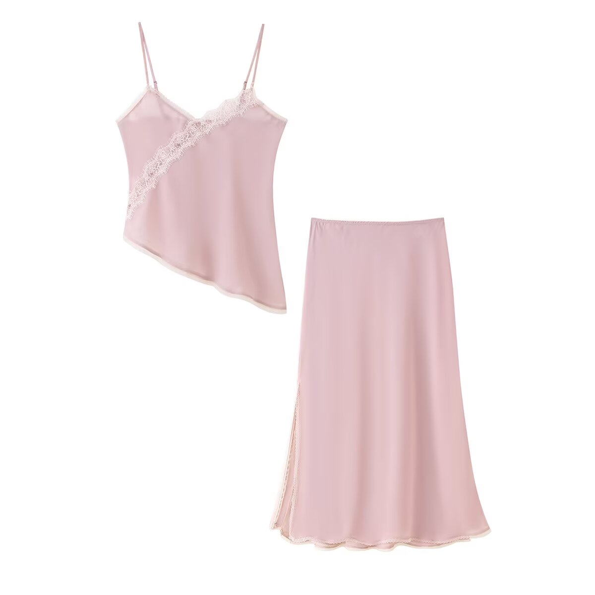Tidalyf 2025 Women Pink Cami T – обзор и цена Elastic Lace Trim