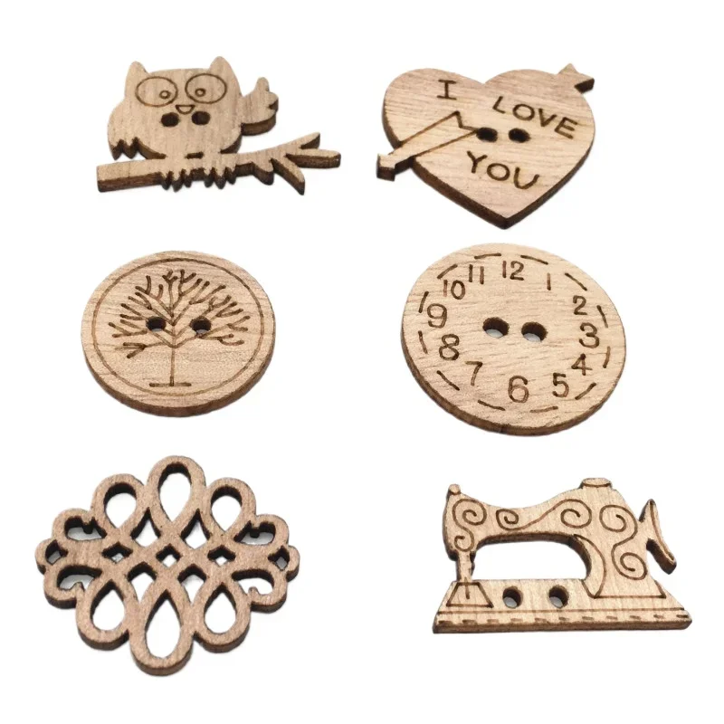 50pcs Wooden Craft Embellishme – обзор и цена Christmas Craft Embellishment