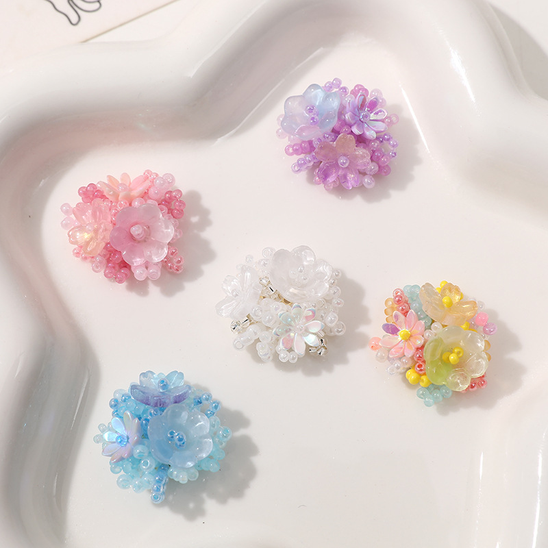 2pcs Crystal Flower Patches fo – обзор и цена Applique Patch Flower