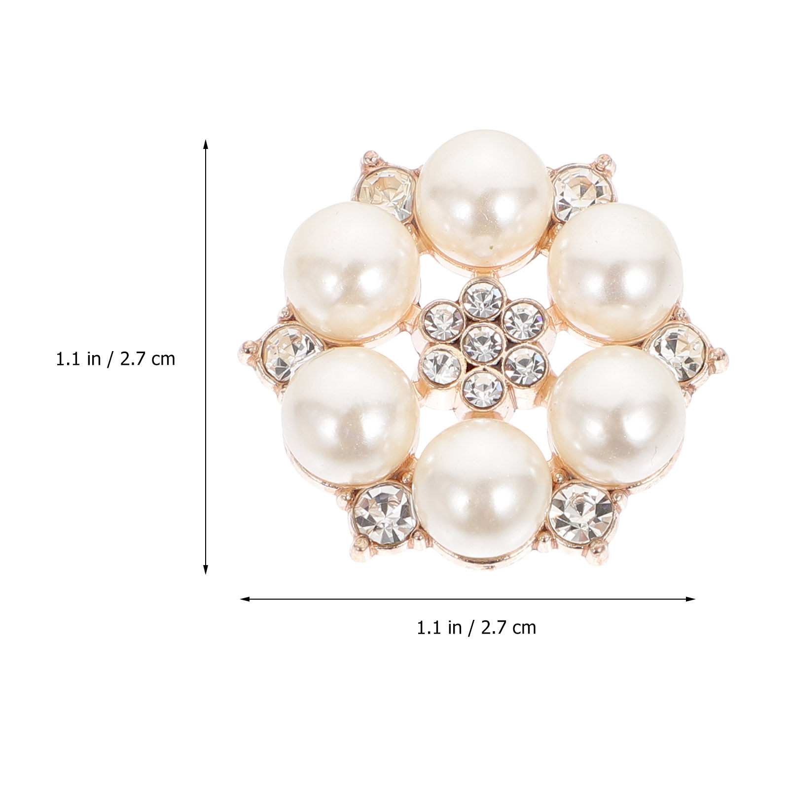 30Pcs Pearl Flower Buttons DIY – обзор и цена Craft Embellishment