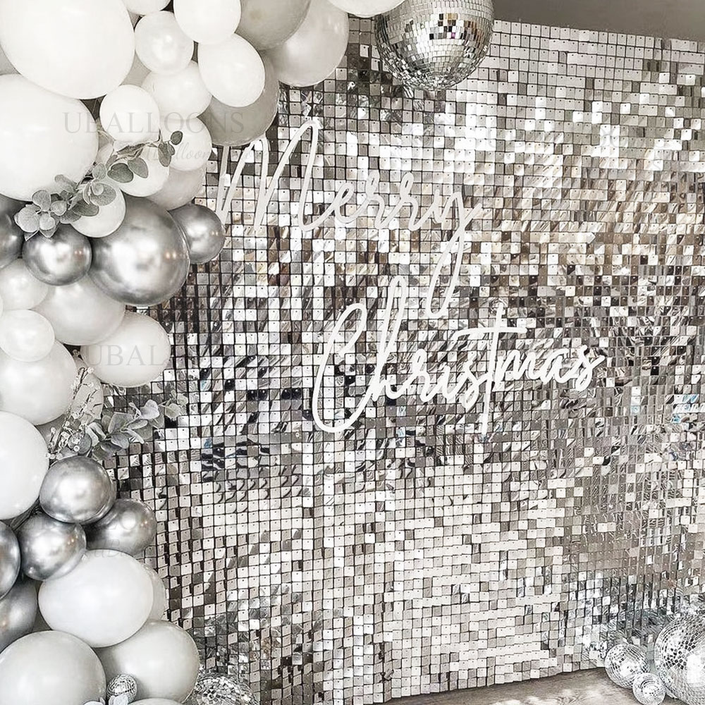 Silver Sequin Wall Backdrop Pa – обзор и цена Sequin Fabric Panel