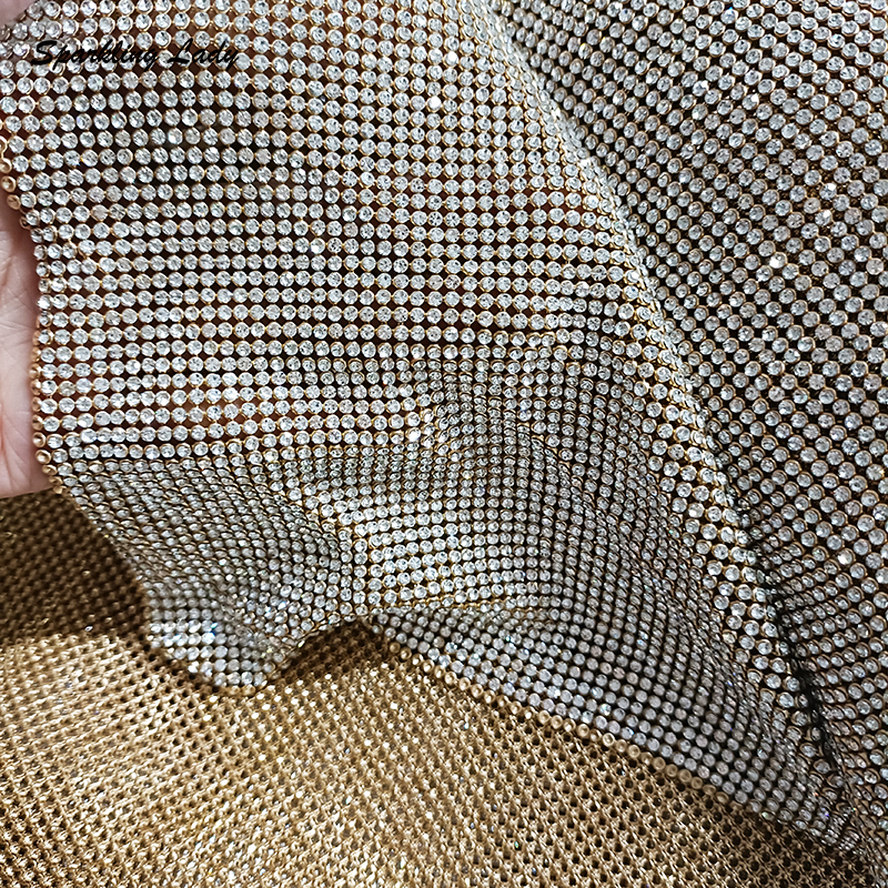2MM Silver Crystal Mesh Fabric – обзор и цена Crystal Mesh Fabric