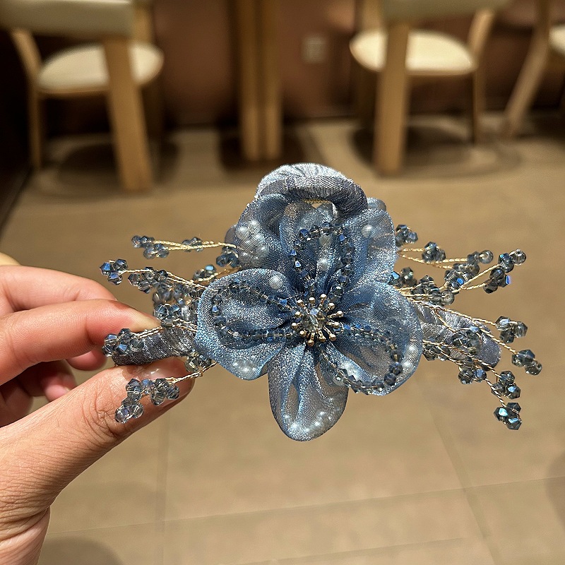 Elegant Korean Hair Accessorie – обзор и цена Crystal Mesh Fabric