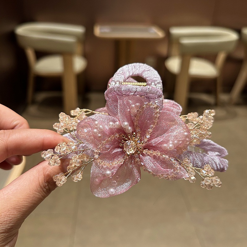 Elegant Korean Hair Accessorie – обзор и цена Crystal Mesh Fabric