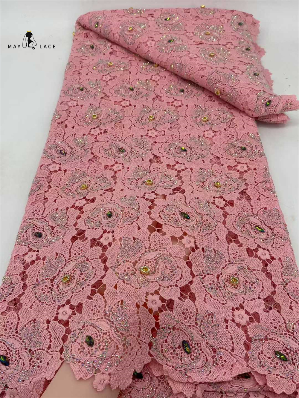 Latest Cord Guipure Lace Fabri – обзор и цена Crystal Mesh Fabric