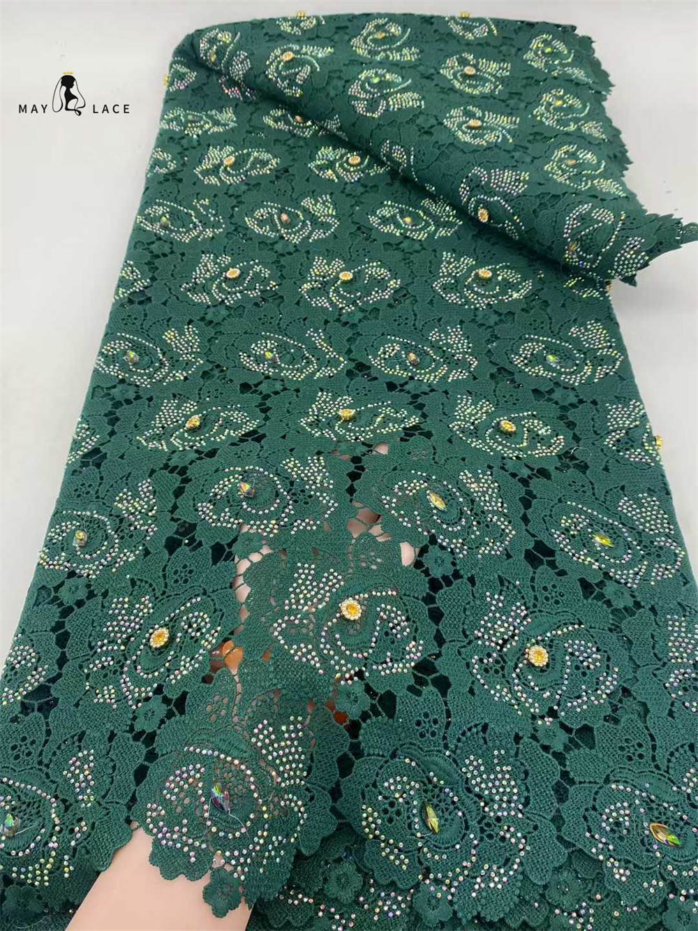 Latest Cord Guipure Lace Fabri – обзор и цена Crystal Mesh Fabric