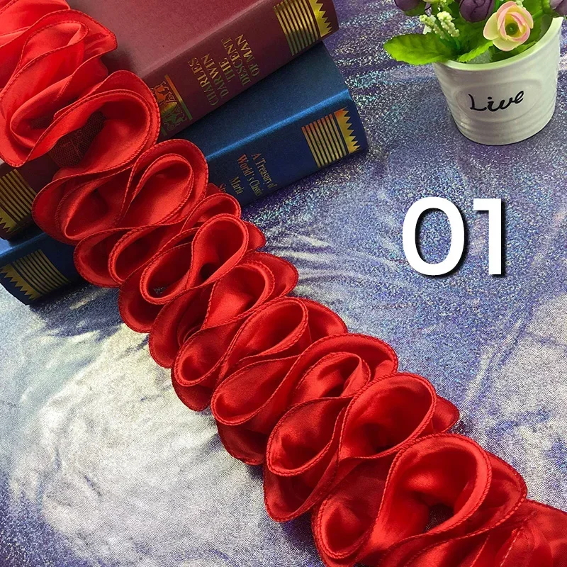 5Yards Pleated Ruffled Trim Sh – обзор и цена Lace Ribbon Trim