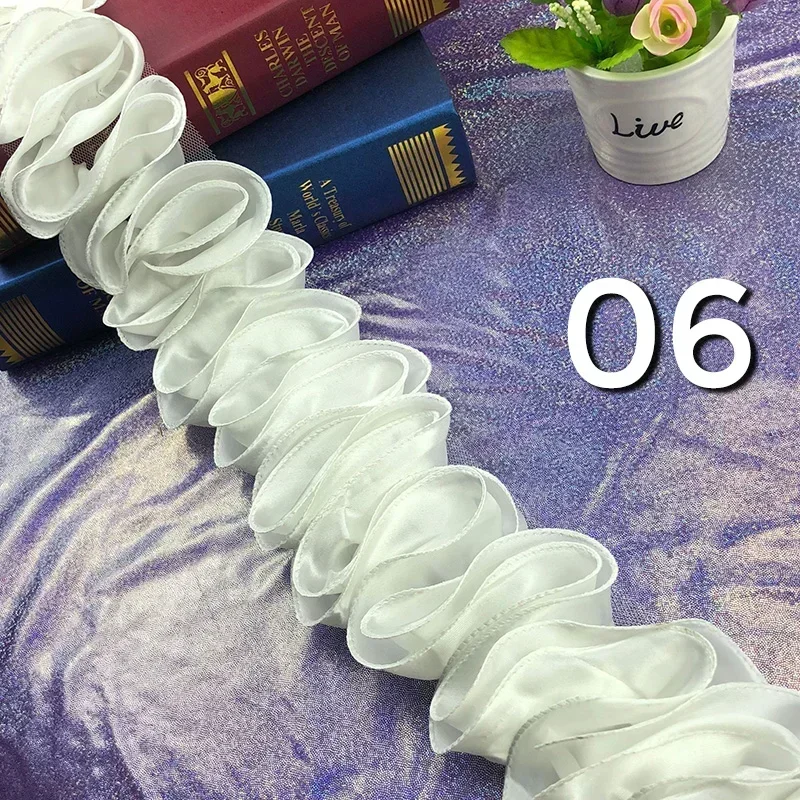 5Yards Pleated Ruffled Trim Sh – обзор и цена Lace Ribbon Trim